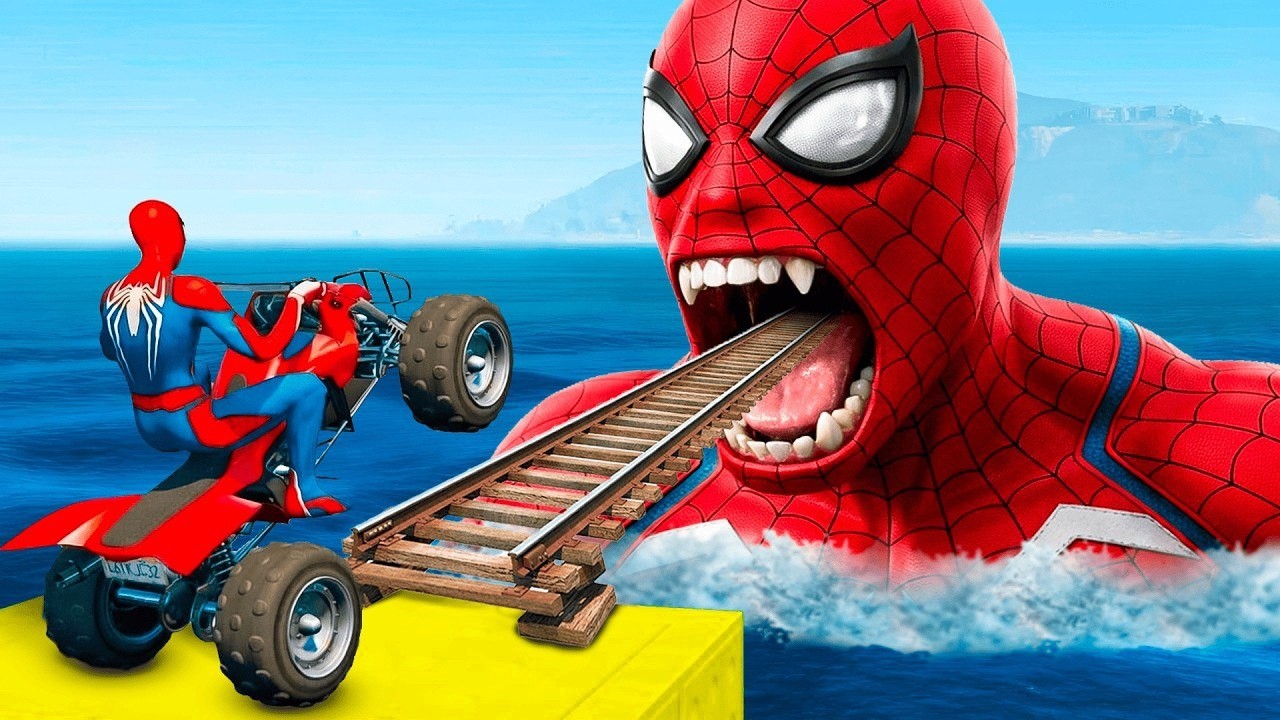 Spider Man Saves Batman! Batman vs Iron Man vs Venom Ultimate Superhero Fight  GTA 5 Gameplay