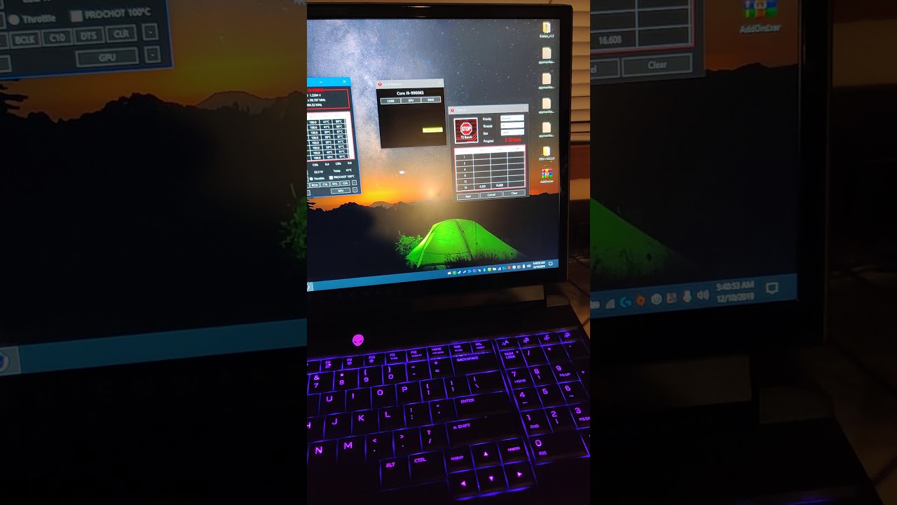 i9 9900KS in Alienware Area 51M