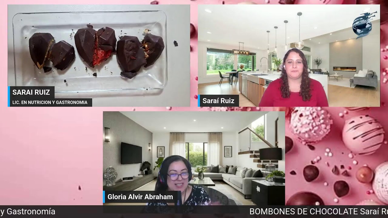 BOMBONES DE CHOCOLATE Saraí Ruiz Licenciada en Nutrición  y Gastronomía