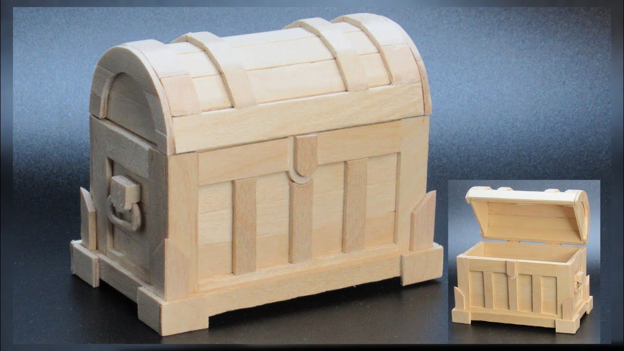 Popsicle Stick Treasure Chest