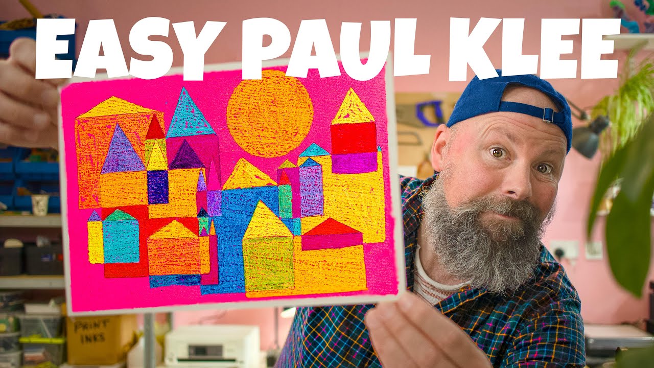 Exploring Line, Shape & Colour with Paul Klee | Easy Art Lesson Tutorial