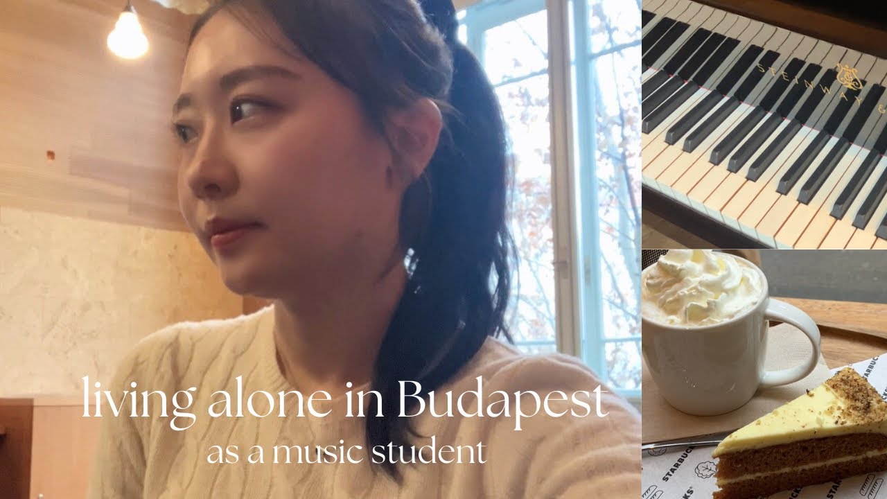 VLOG 🇭🇺 a week in my life 🎀☕️ ハンガリー留学生の日常記録 ✏️大学で過ごす日々 | 練習 🎹 一人暮らし | 自炊 | 雪景色☃️ ハンガリー留学日記