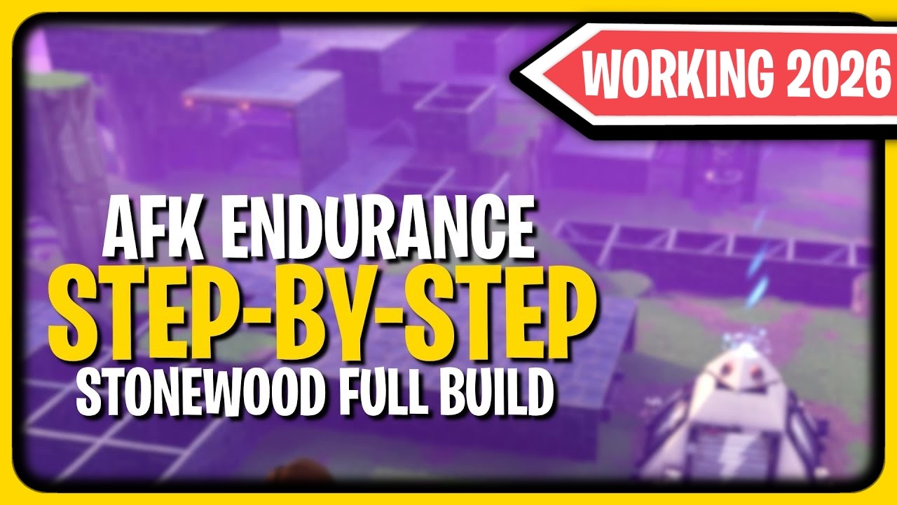 Fortnite STW Endurance AFK - Stonewood ENTIRE Build | Working 2025