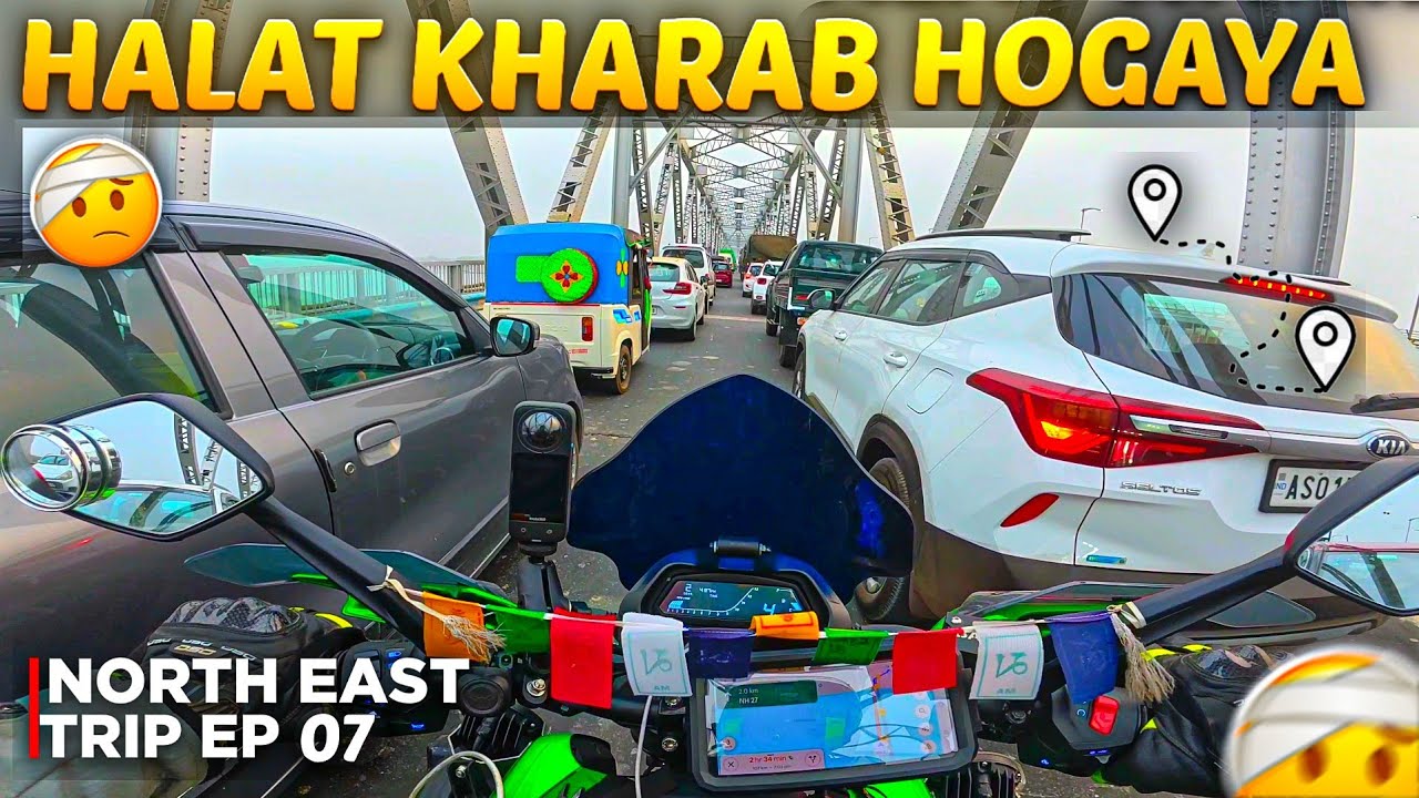 Aaj To Halat Kharab Ho Gaya 😒 | TEJPUR TO SHILLONG | Northeast Trip EP - 07