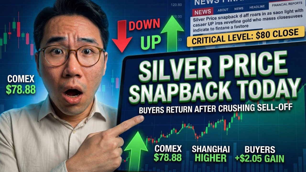 Silver Price Snapback Today — Buyers Return After Crushing Sell-Off
