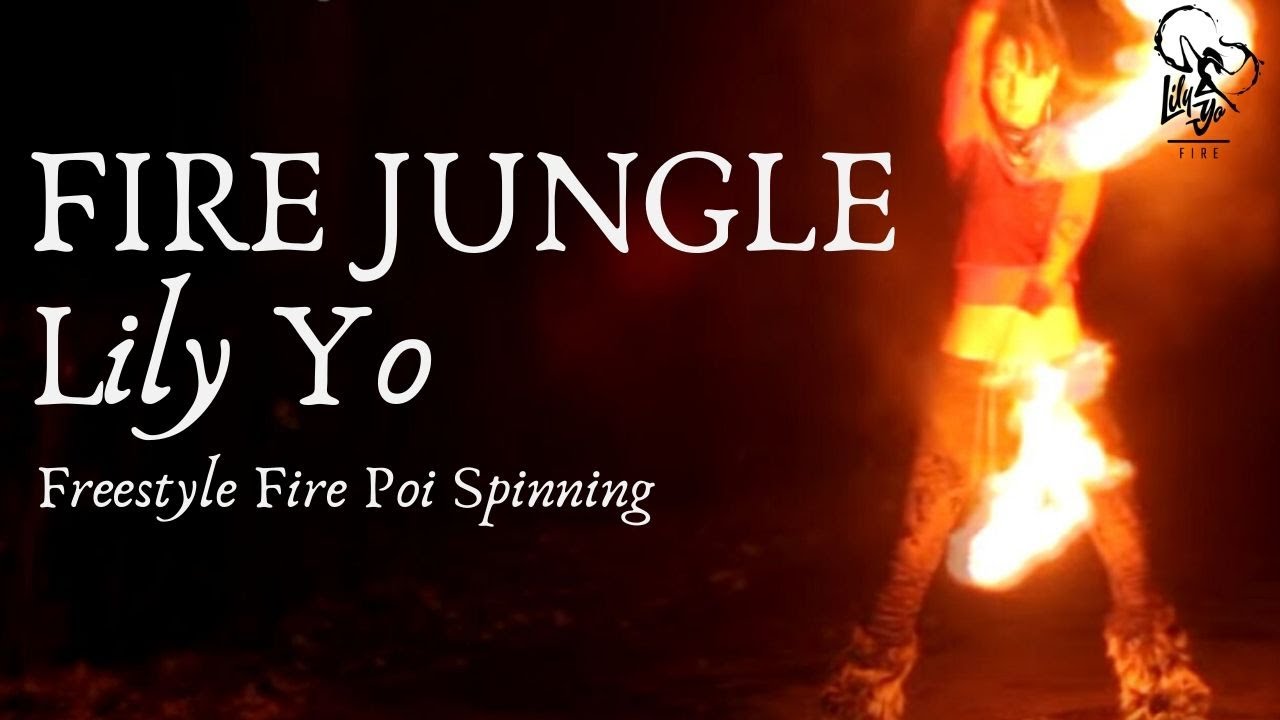 Poi Spinning  Freestyle - Lili Yo performance🔥