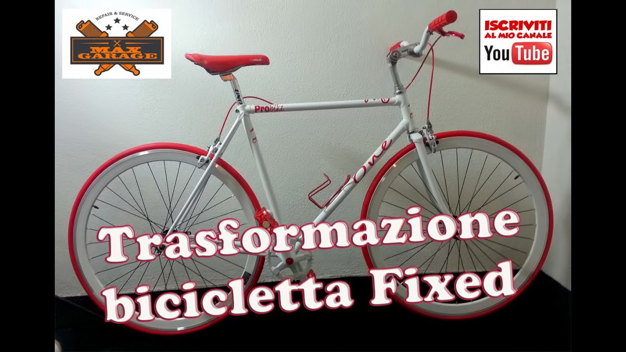 Bcicletta Scatto fisso Fixed, Recupero e trasformazione di una vecchia bici da corsa in Fixed.