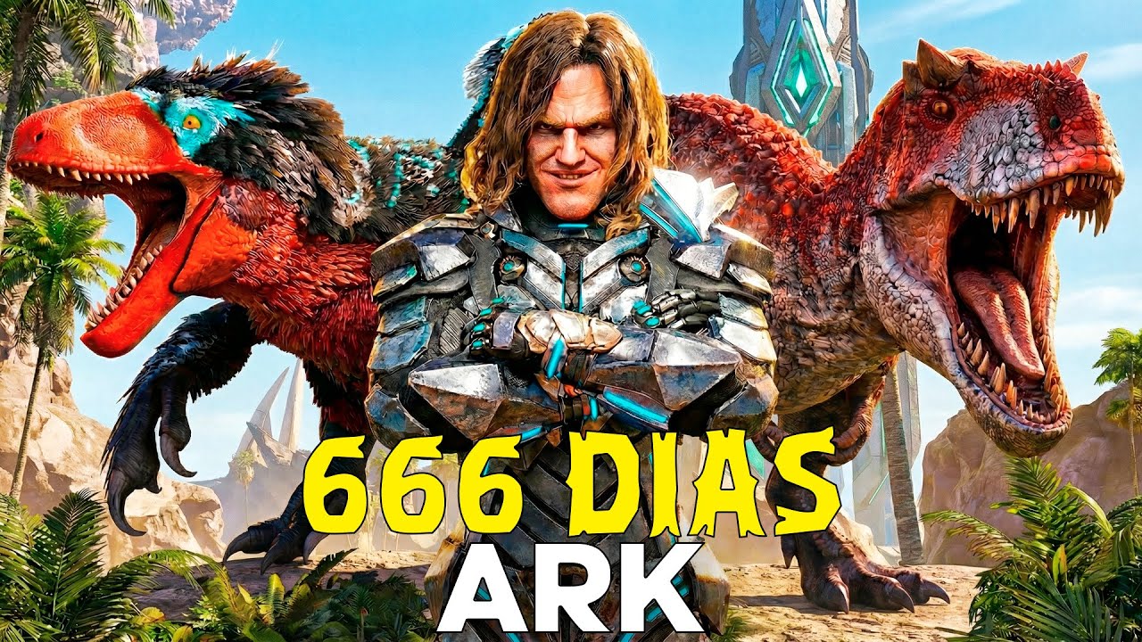 Sobrevivi 666 DIAS en ARK Survival Ascended... Y Esto Pasó 😱🦖