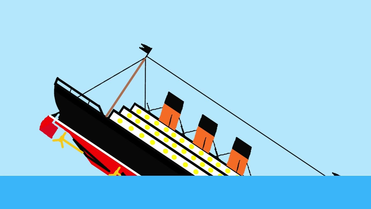 Lusitania Sinking Animation (REUPLOAD)