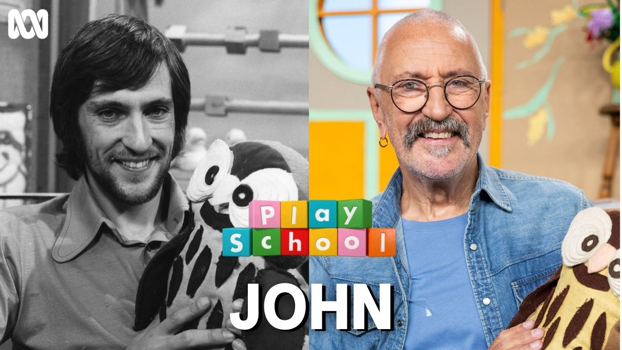 John Waters reacts to his first Play School episode | Play School | ABC iview