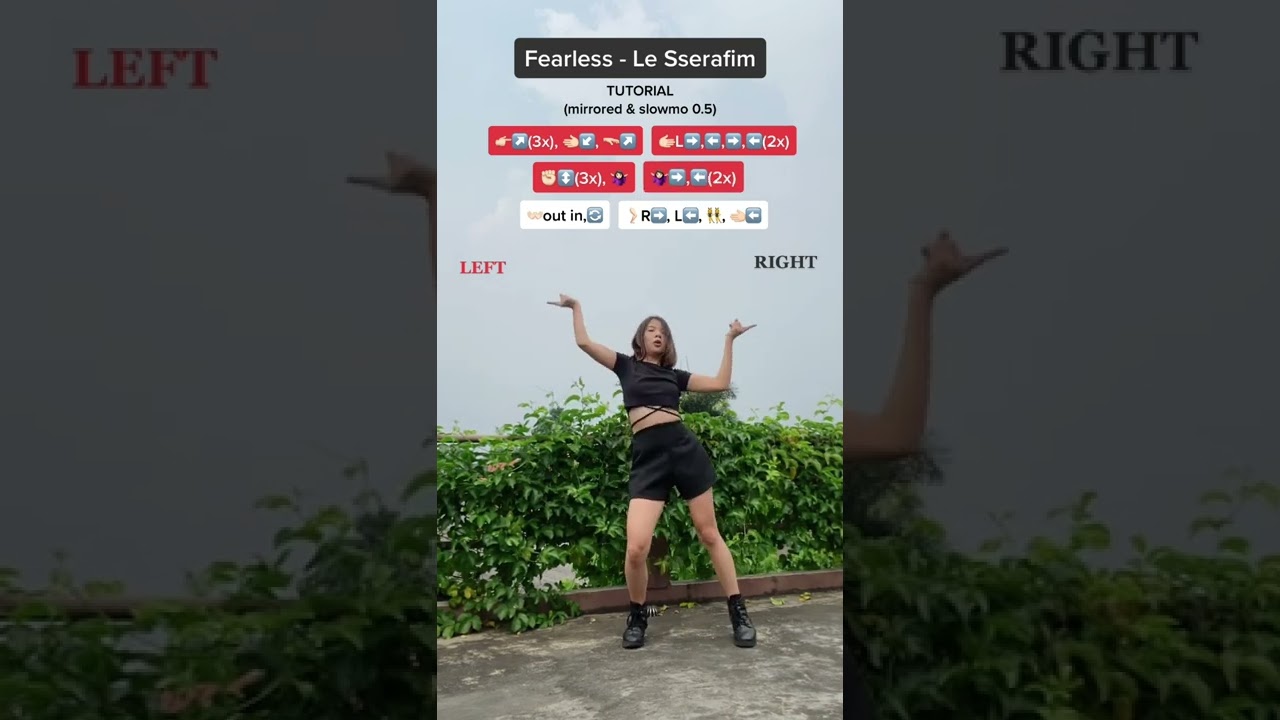 [TUTORIAL] Fearless - Le Sserafim (르세라핌) Dance Cover by @patriciafebriola
