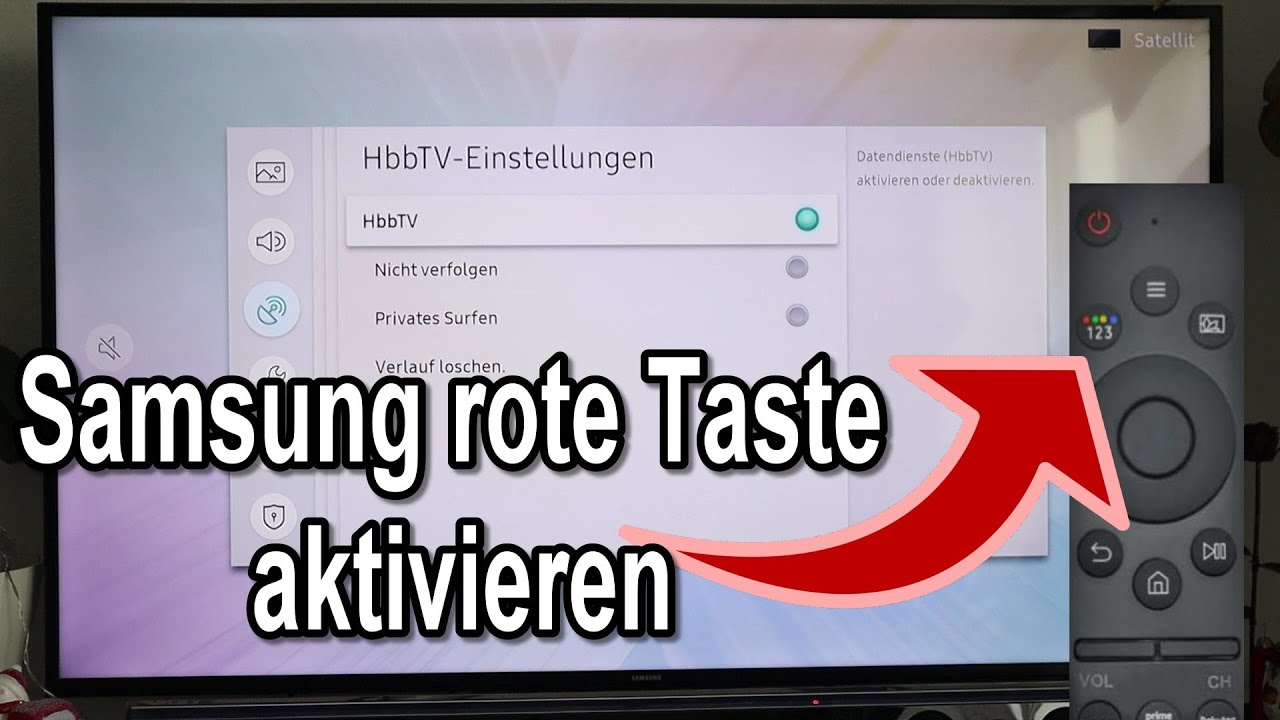 Samsung Smart TV HbbTV Mediathek aktivieren & deaktivieren | Anleitung