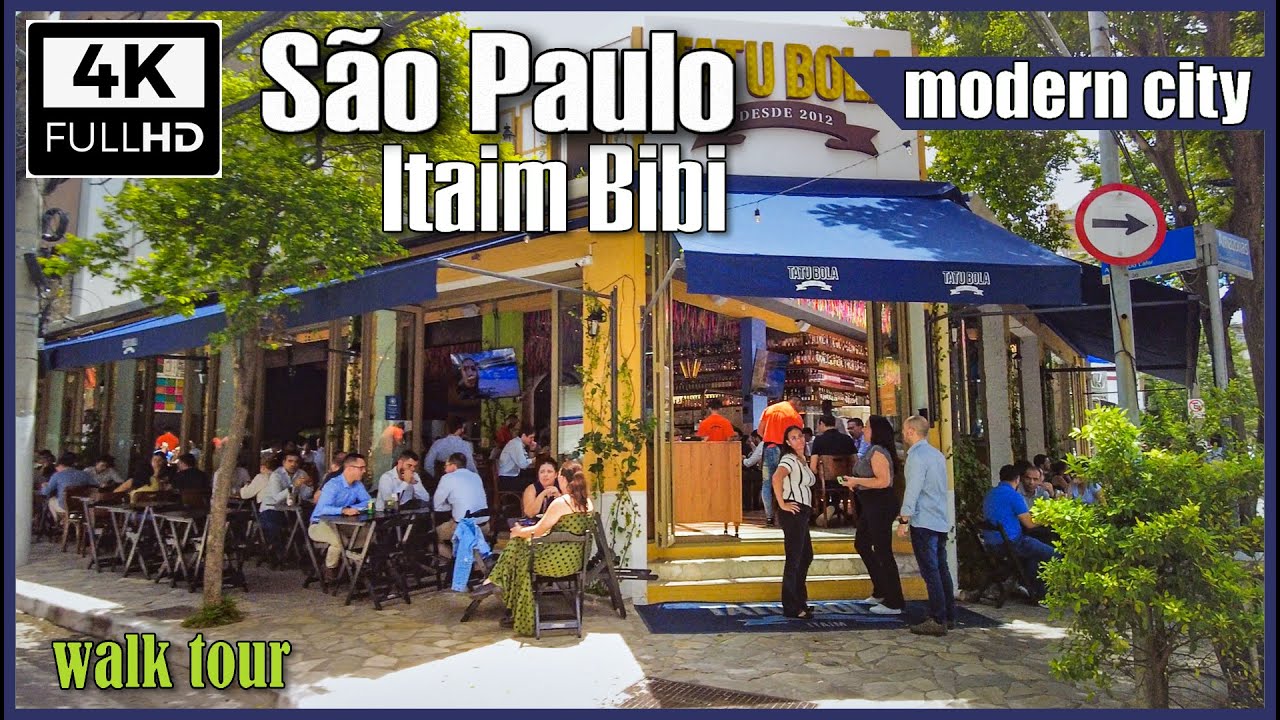 [4K] Itaim Bibi bairro nobre - Sao Paulo walking tour 2023 - Sao Paulo walk tour 4k - Sao Paulo city
