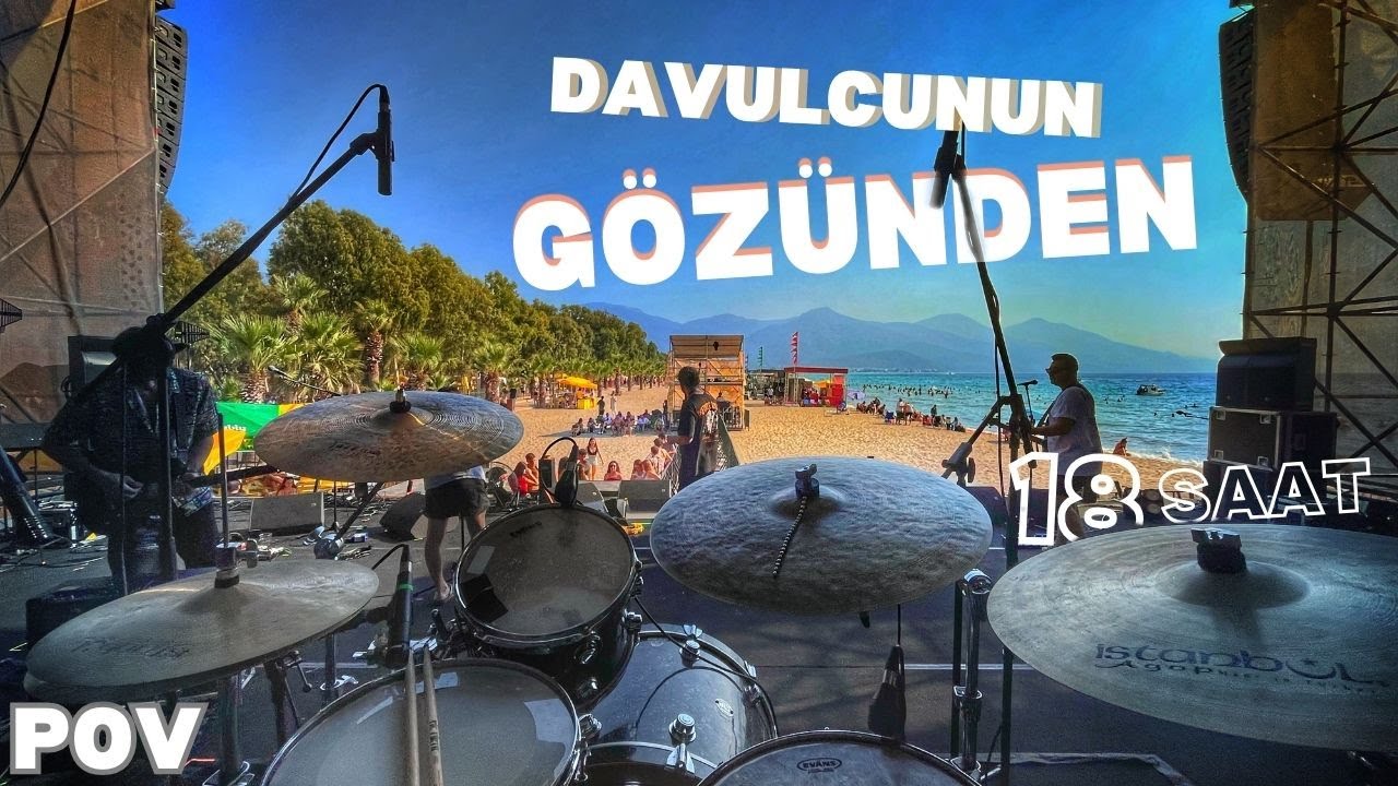 Pov: 18 Saat Boyunca Profesyonel Bir Davulcusun ! | Kuşadası Festivali