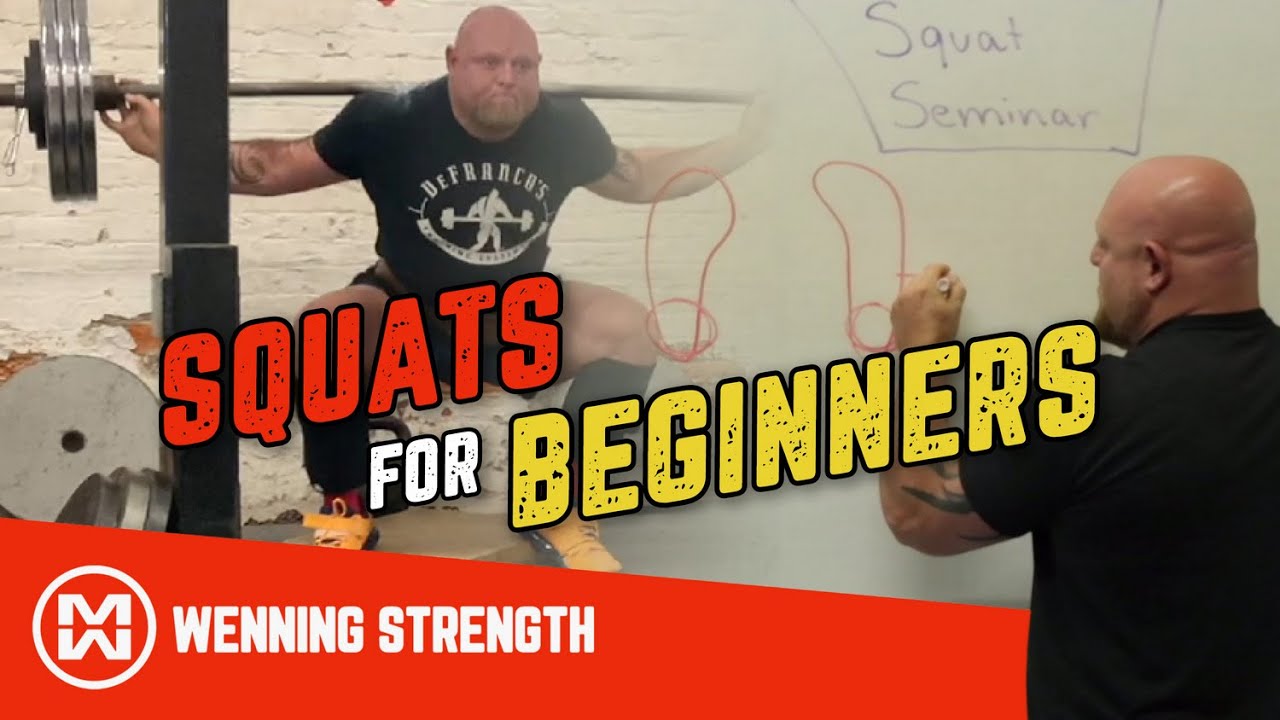 SQUATS FOR BEGINNERS | Matt Wenning's 4 Best Tips [Squat Seminar 2021]