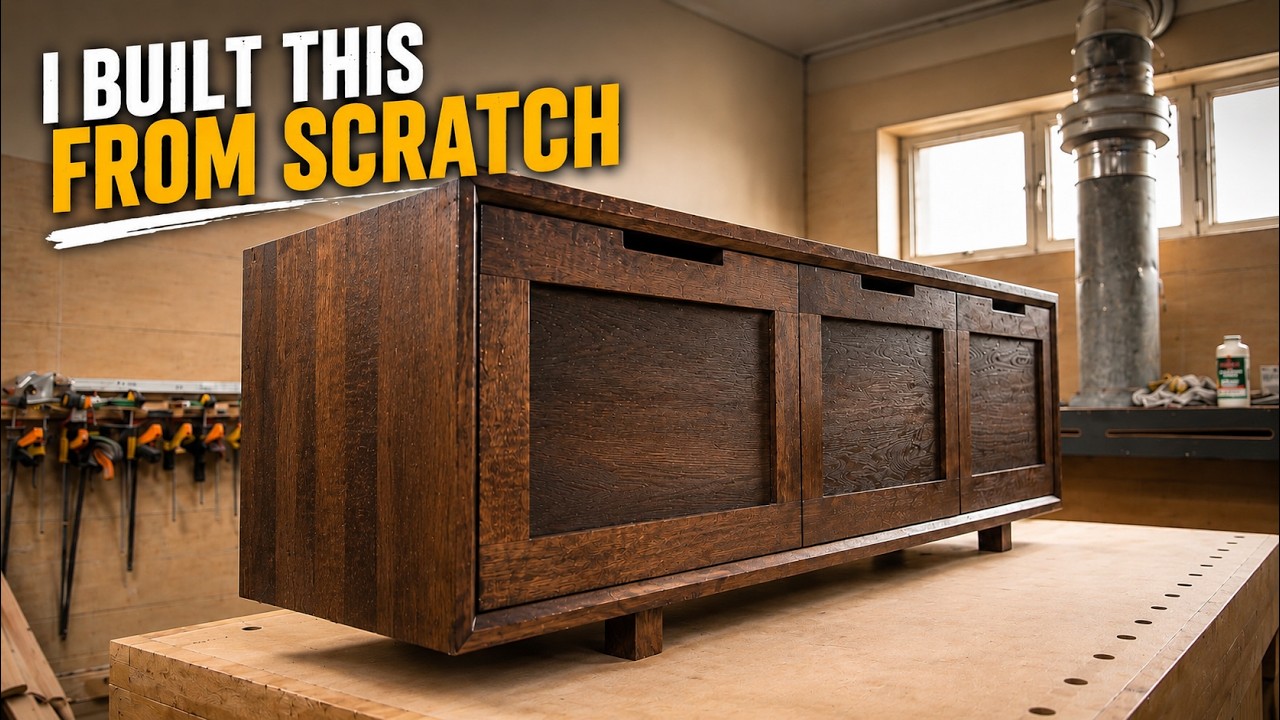 Modern DIY TV Stand: High-End Furniture Build on a Budget