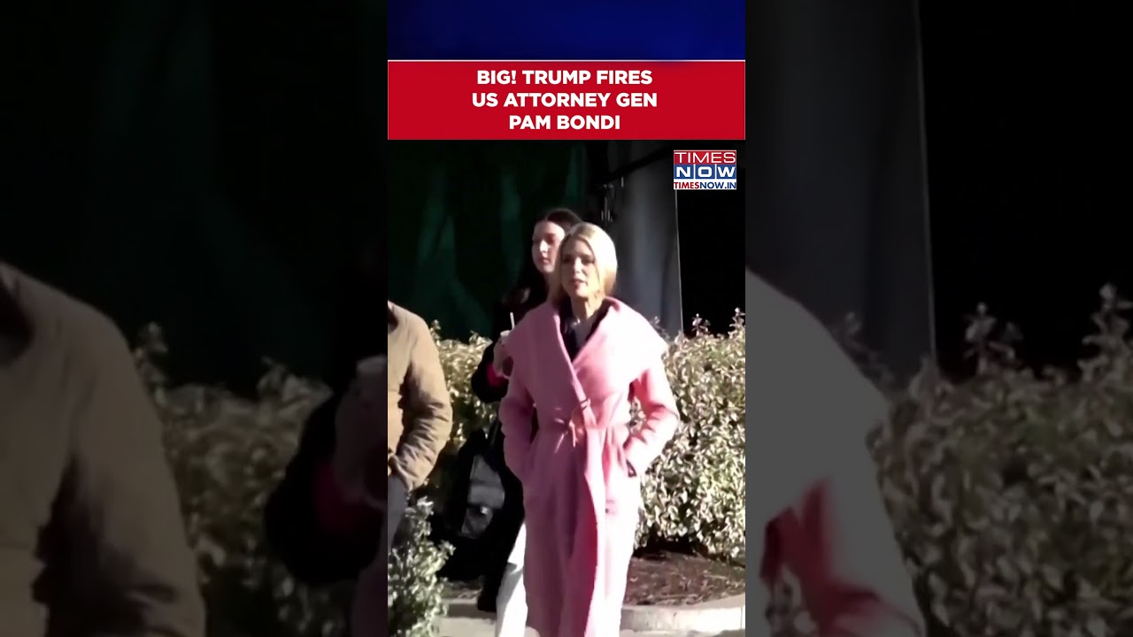 US President Donald Trump Fires US Attorney General Pam Bondi #shorts