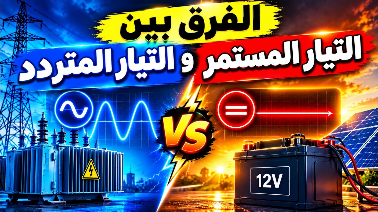 الفرق بين التيار المتردد والتيار المستمر