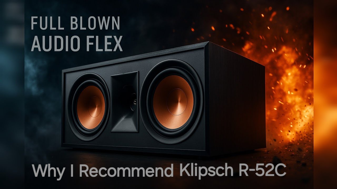 Klipsch R-52C Center Speaker Review:  Instantly Transform Your Sound Setup.  
