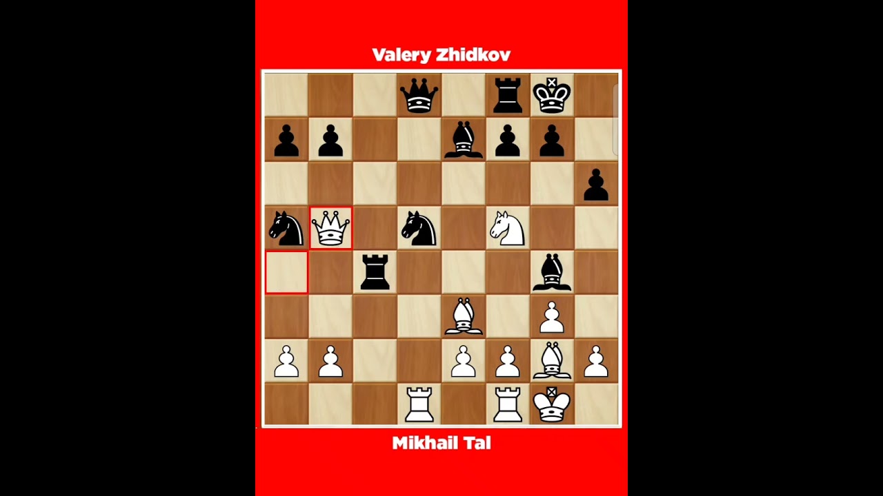 Mikhail Tal vs Valery Zhidkov √ Ch URS Azerbaijan, 1972.