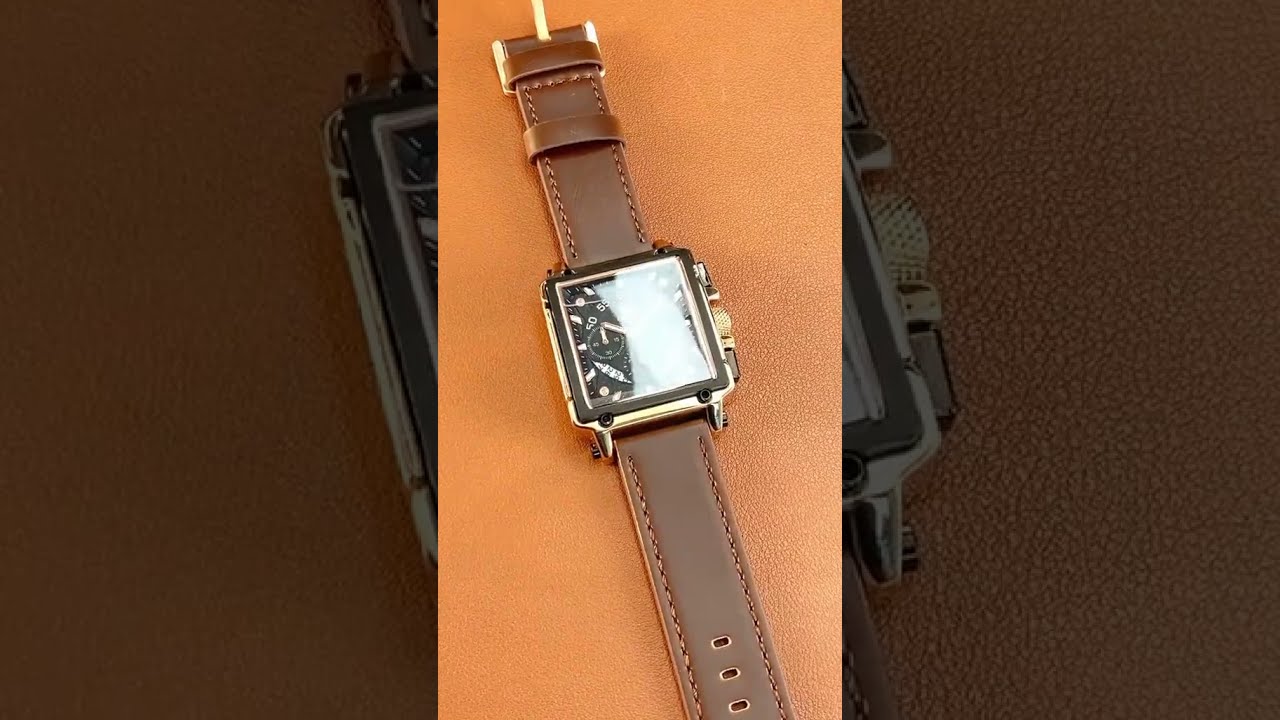 OLEVS 9919 - Trendy, Mutifunctional Square Watch #olevswatch #trendyfashion #mensfashion #men