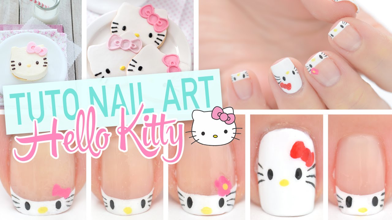 Nail art Kawaii ♡ Hello Kitty