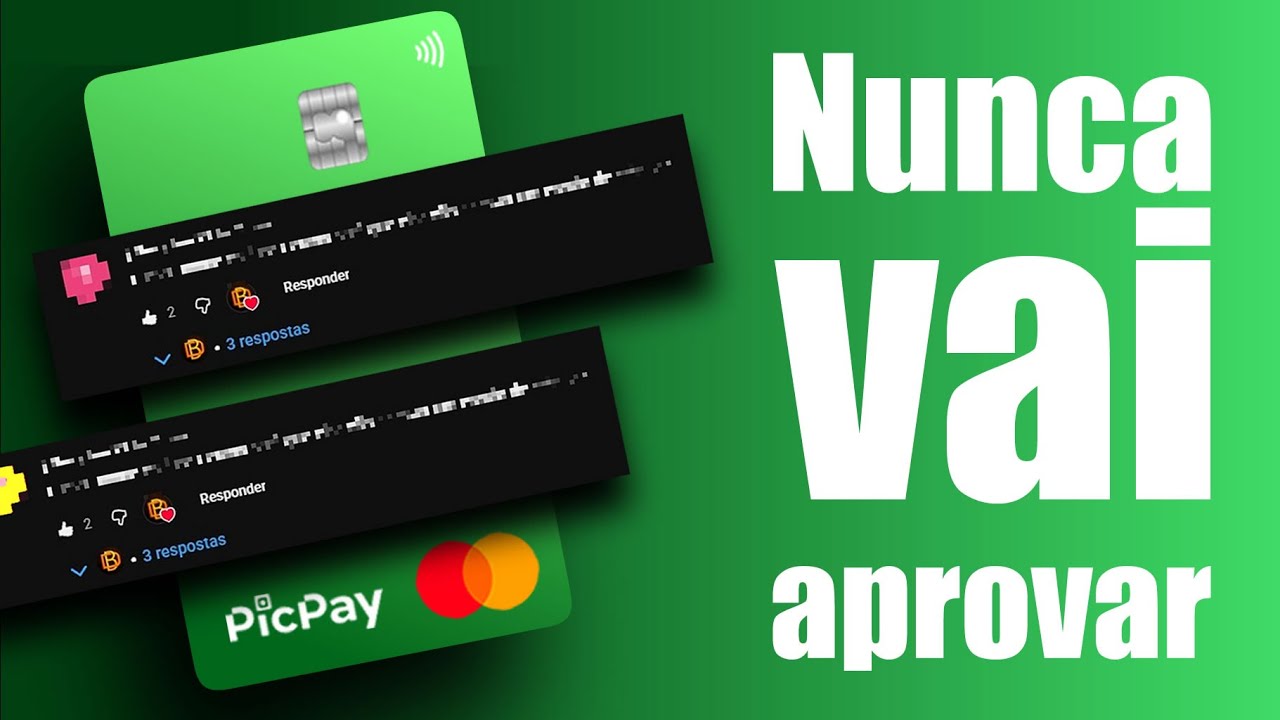 PicPay Card: Nunca vai te aprovar nessa situa&ccedil;&atilde;o, quem fala que sim, mente. 😅😂🤣