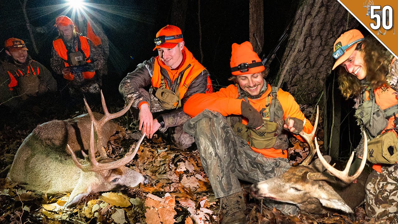Finding Big Bucks in the Timber! BIG WOODS Deer Drives!