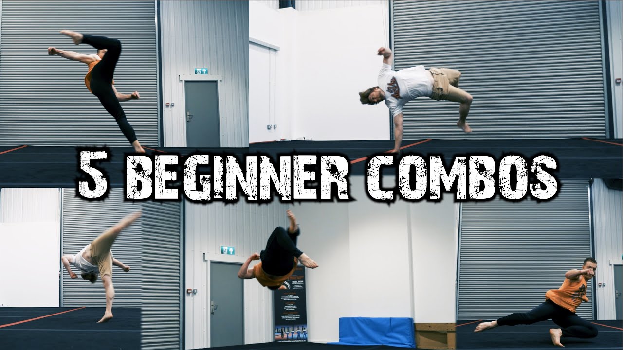 5 BEGINNER COMBOS YOU HAVEN'T DONE YET - Martial Arts Tricking Tutorial