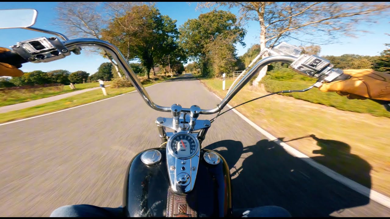 Harley-Davidson Shovelhead 1978 POV Onboard Pure Sound 🔊 No Windnoise #harleydavidson #shovelhead
