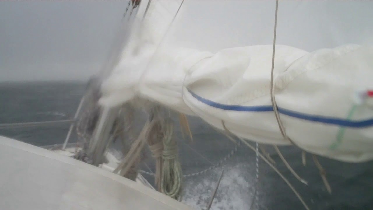 Heavy weather sailing - Victoire 855 IJmuiden - Lowestoft 2013