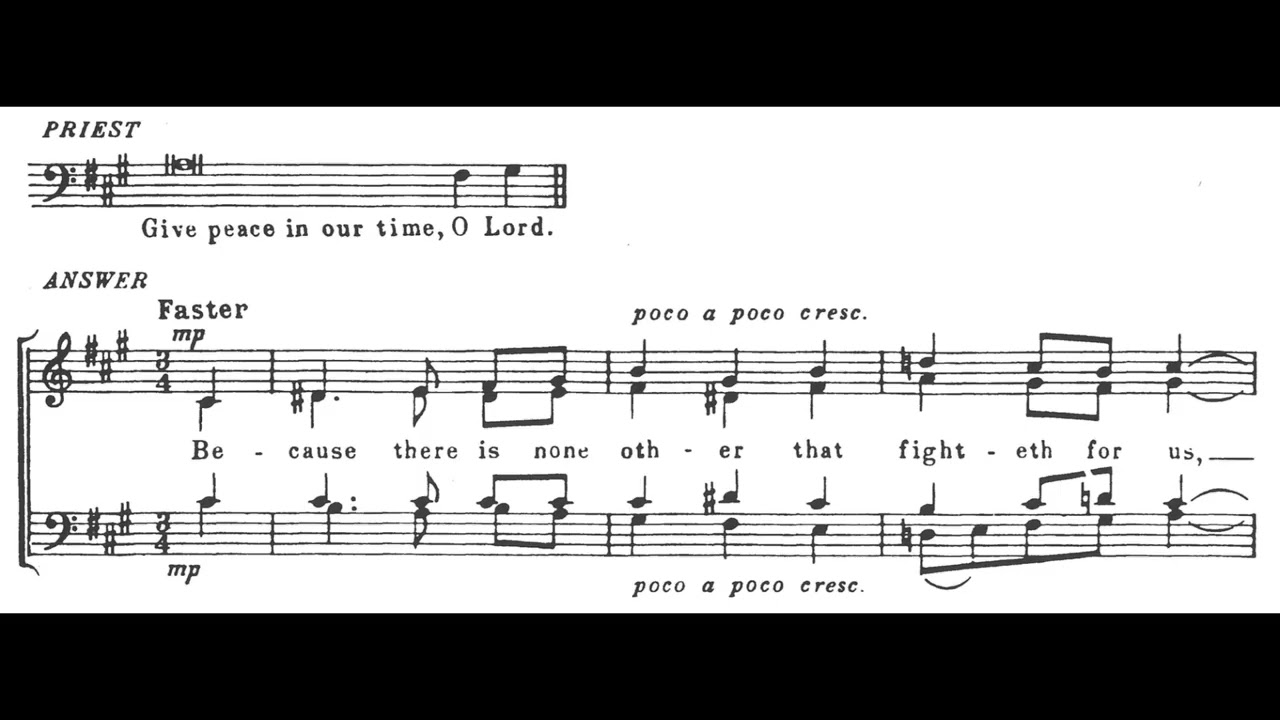 Kenneth Leighton - Preces and Responses (score video)