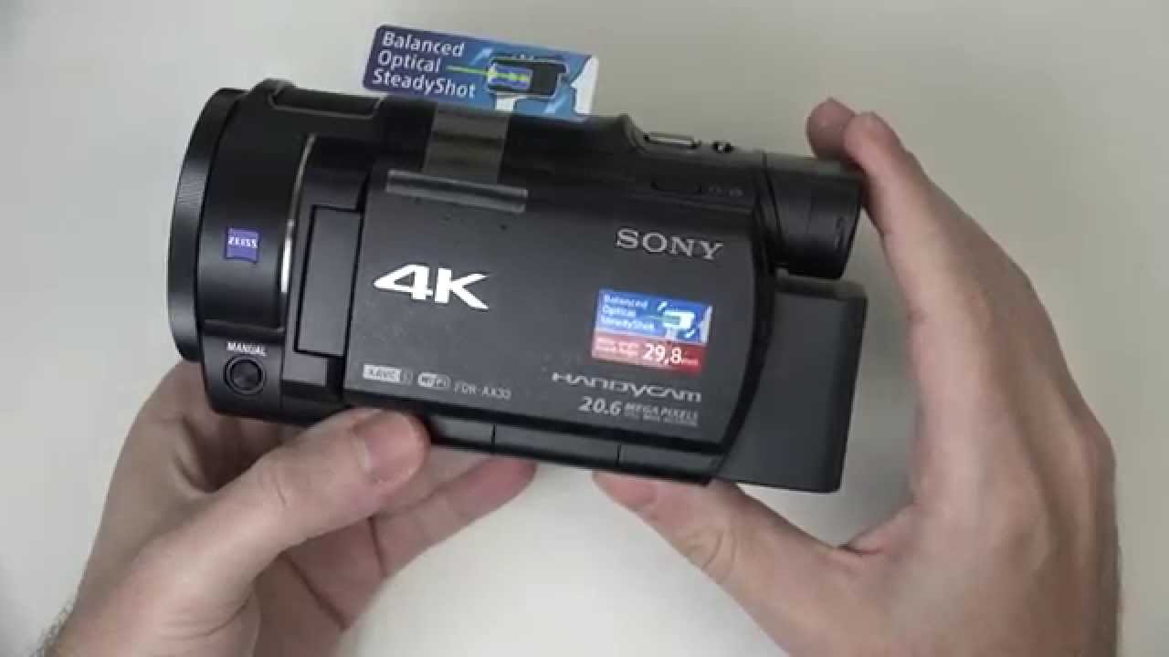 Обзор Sony FDR-AX33