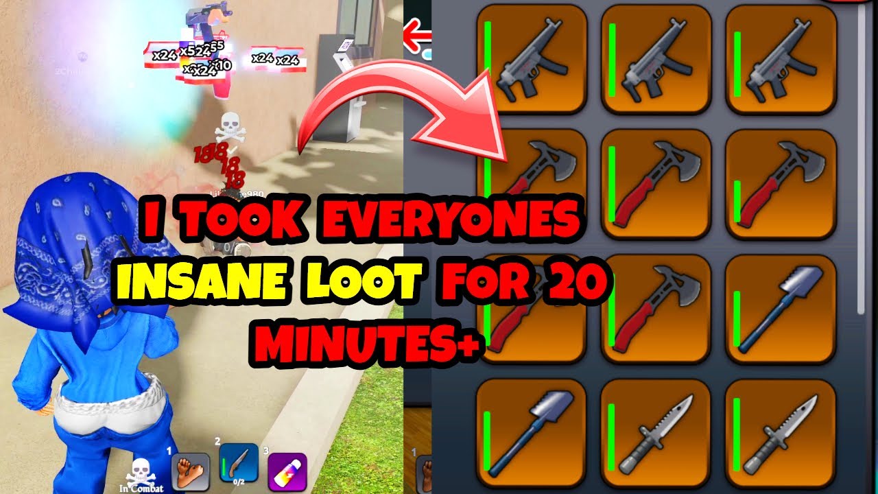 I WENT CRAZY AND TOOK EVERYONES LEGENDARY AND EPIC LOOT!