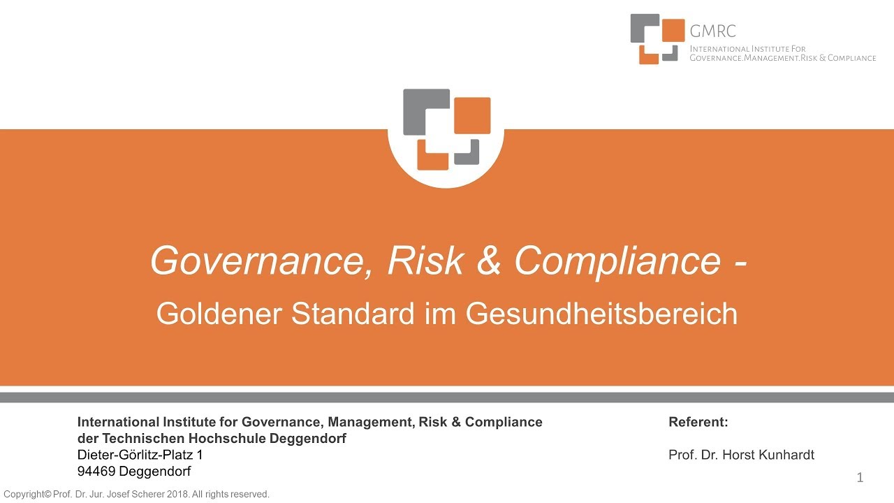 Management 4.0 - Integriertes Managementsystem im Gesundheitswesen (Prof. Dr. Horst Kunhardt)