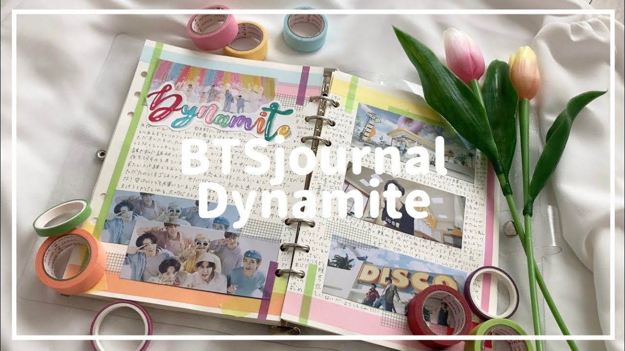 【BTSjournal】よくされる質問に答えながらジャーナル作り【Dynamite】