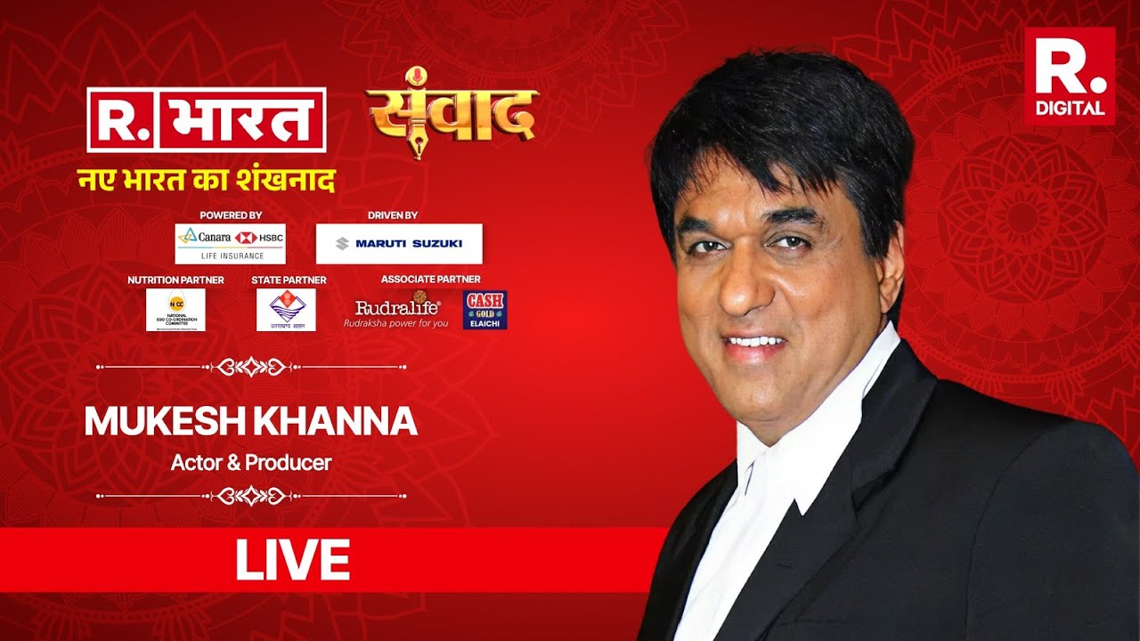 Republic Bharat Samwad LIVE: Actor & Producer Mukesh Khanna On 'Dwapar Se Kalyug Tak' | R. Bharat