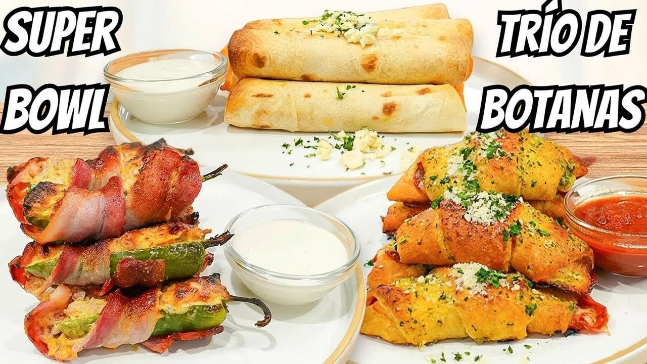 3 botanas fáciles para lucirte en la fiesta del Super Bowl