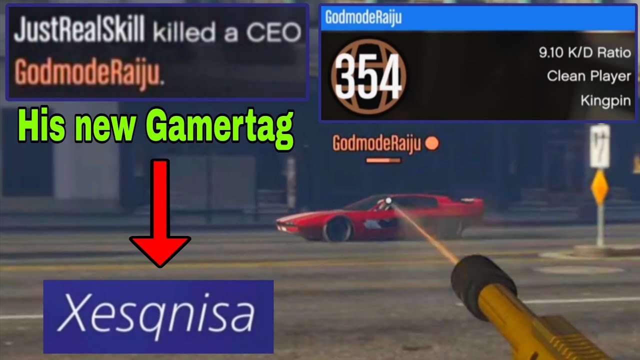 Godmode Noob changed his Gamertag after I farmed him