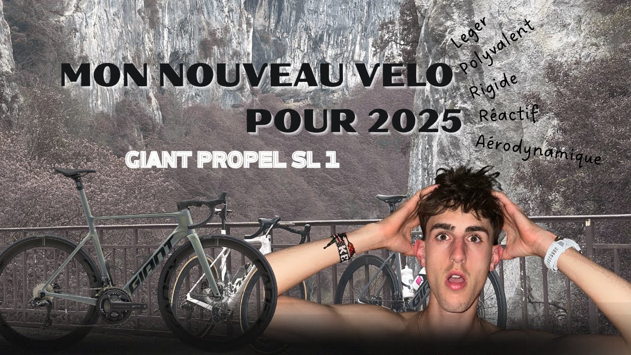Mon nouveau vélo pour 2025 le PROPEL SL 1 INCROYABLE ! 😱