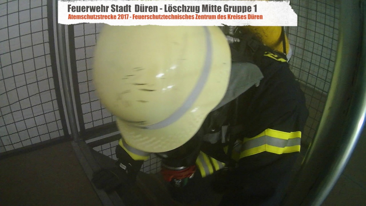 Atemschutzstrecke 2017 - Feuerwehr Stadt Düren - Löschzug Mitte Gruppe 1