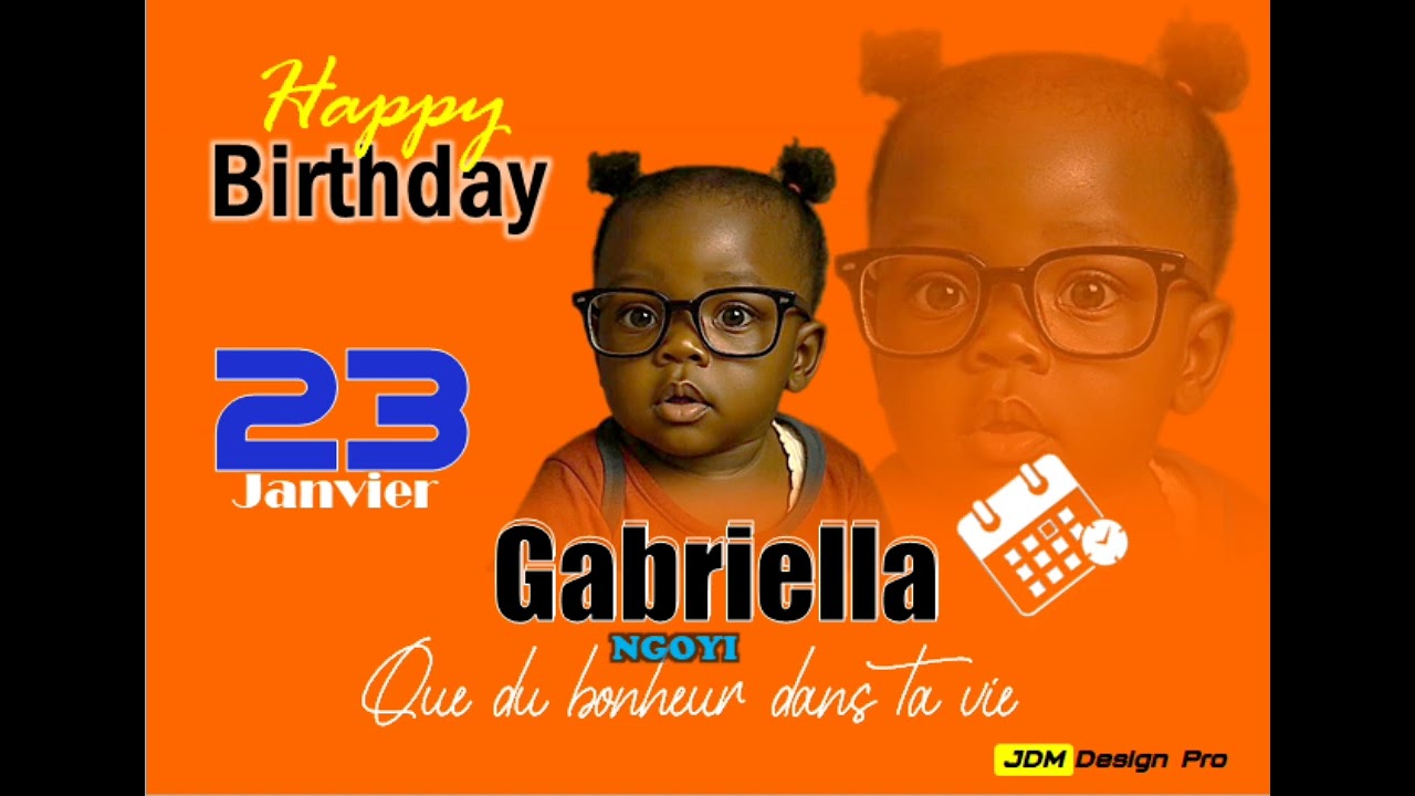 Joyeux anniversaire Gabriella NGOYI 