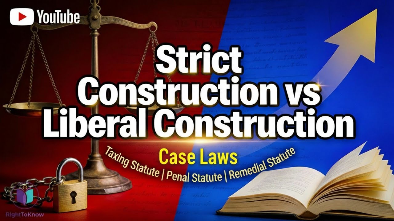 Strict Construction vs Liberal Construction. Strict construction. Liberal Construction. Taxing, pena