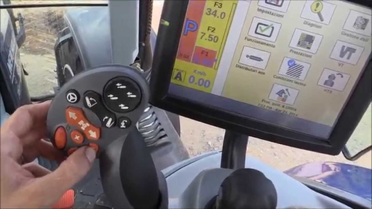 New Holland T6.160 Autocommand BluPower: descrizione comandi cabina