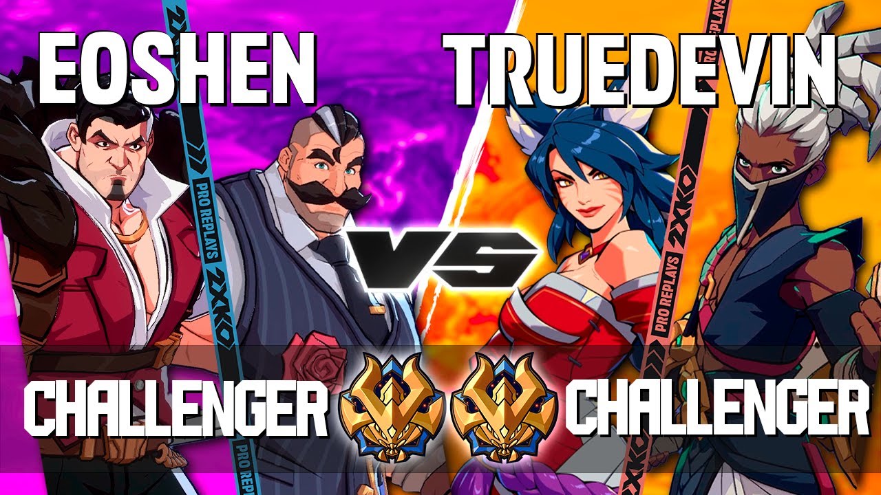 2XKO ▰ EOSHEN (Braum-Darius) vs TRUEDEVIN (Ahri-Ekko) ▰ 2XKO Pro level replays