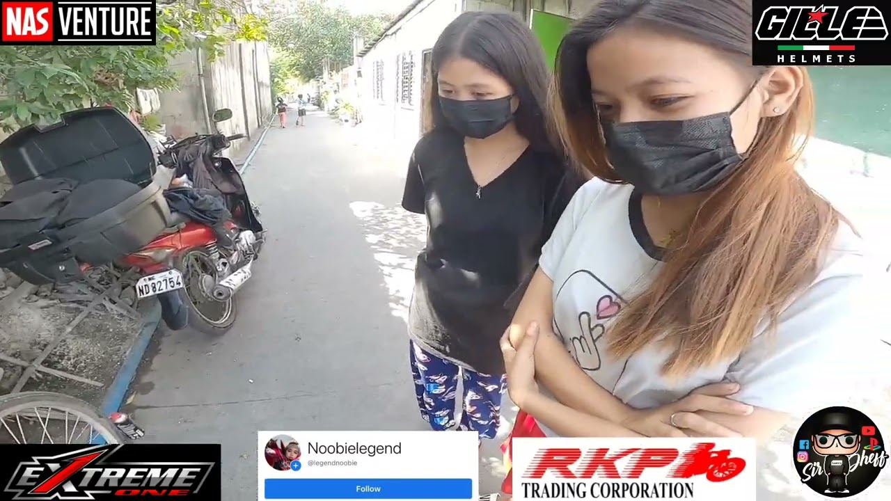 Lady Biker kulang ang pera pang paayos ng bike