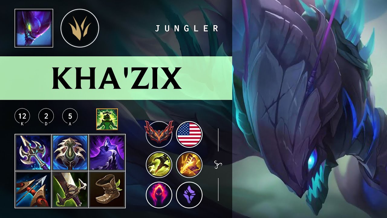 Kha'Zix Jungle vs Jayce - NA Grandmaster Patch 26.01