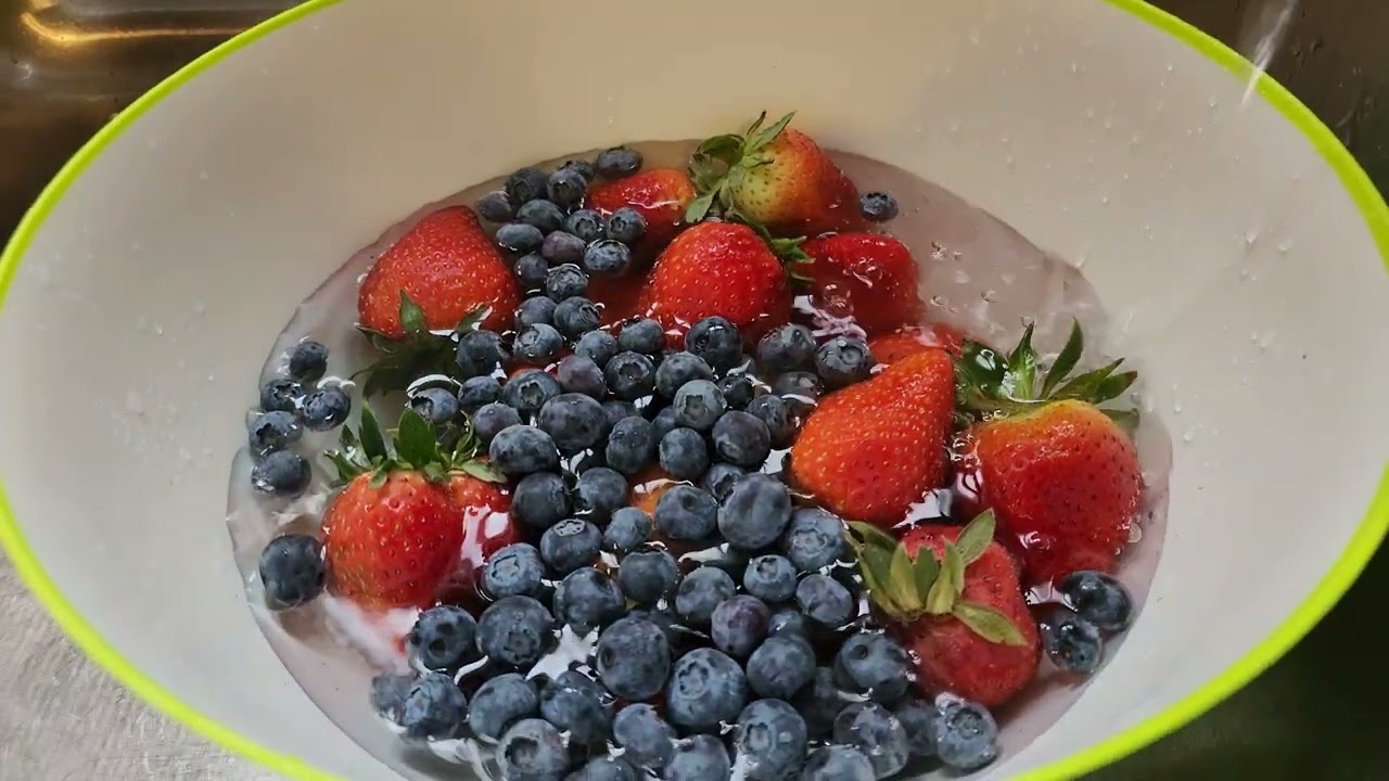 11 5 ph how to wash fruits and vegetables Kangen water