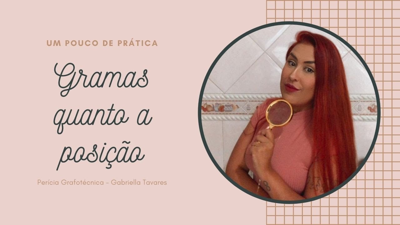 Um pouco de prática! Perícia Grafotécnica!