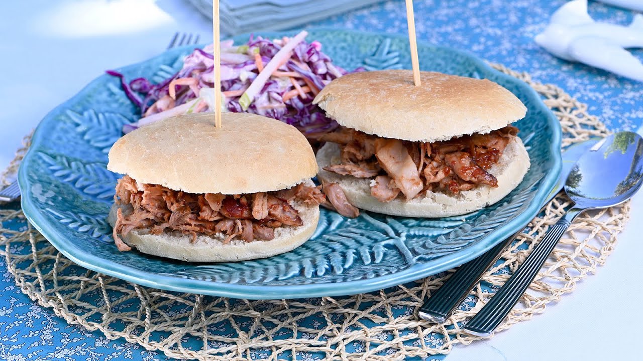 Receta de Bocadillos de pulled pork | SABROSO VERANO